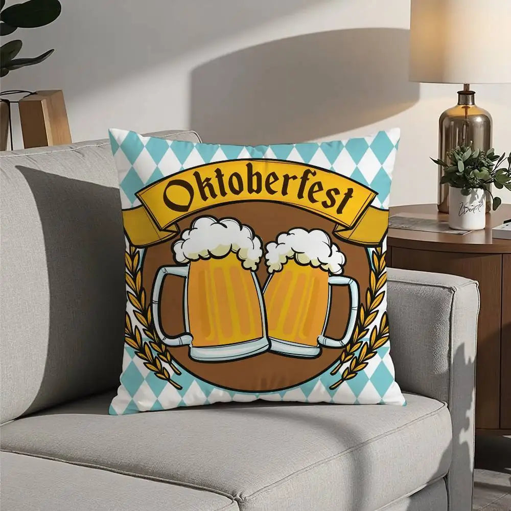BowLift | Oktoberfest Cushion Printing | Decorative Plush Cushion