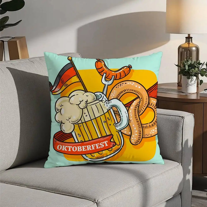 BowLift | Oktoberfest Cushion Printing | Decorative Plush Cushion
