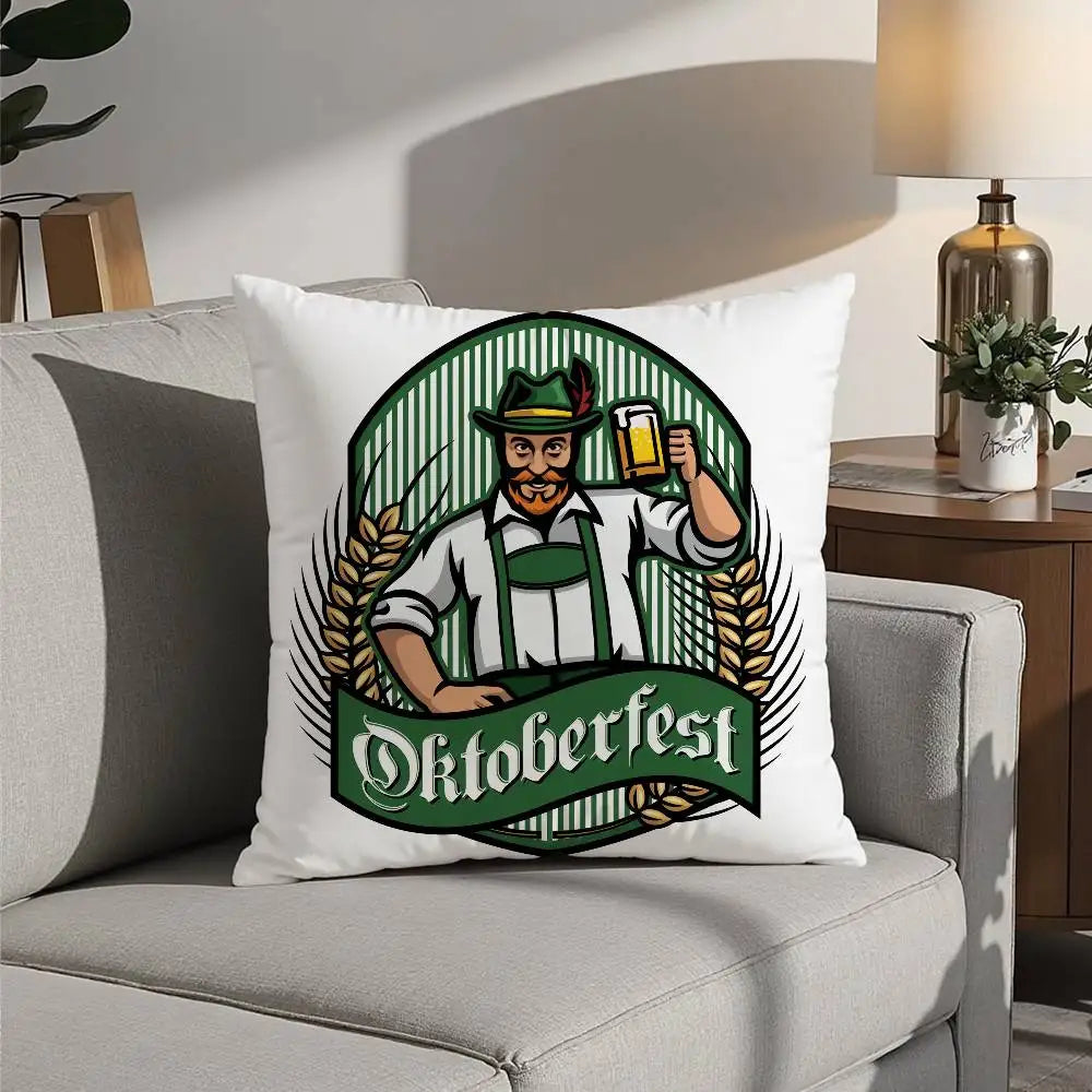 BowLift | Oktoberfest Cushion Printing | Decorative Plush Cushion