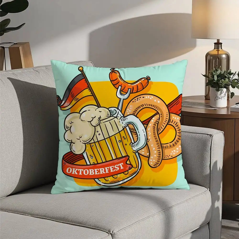 BowLift | Oktoberfest Cushion Printing | Decorative Plush Cushion