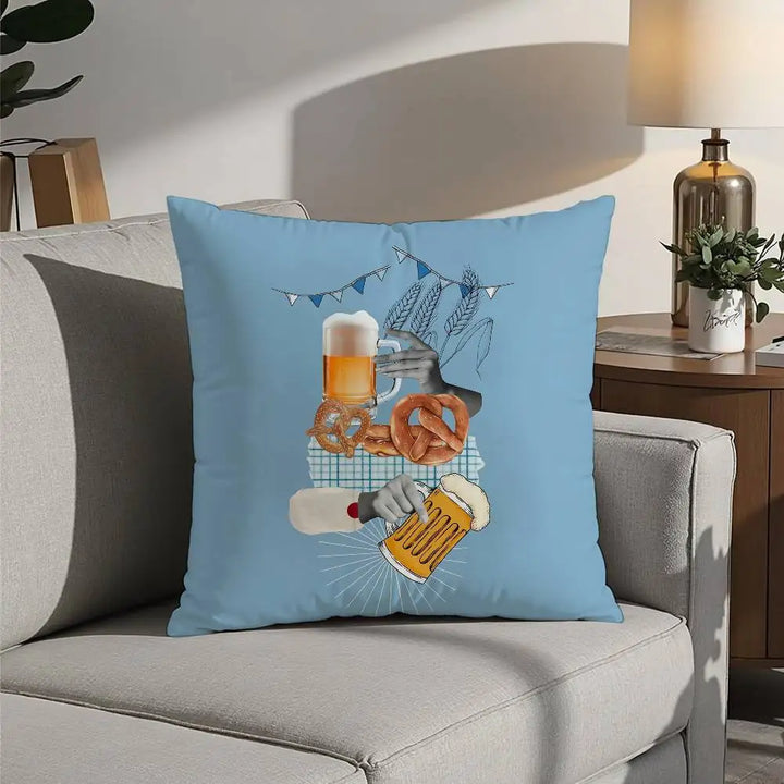 BowLift | Oktoberfest Cushion Printing | Decorative Plush Cushion