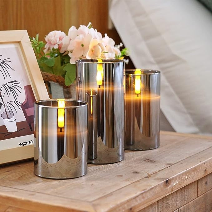 BowLift | LuxeLumen LED Candle Set | Elegant LED candles with remote control for atmospheric ambiance