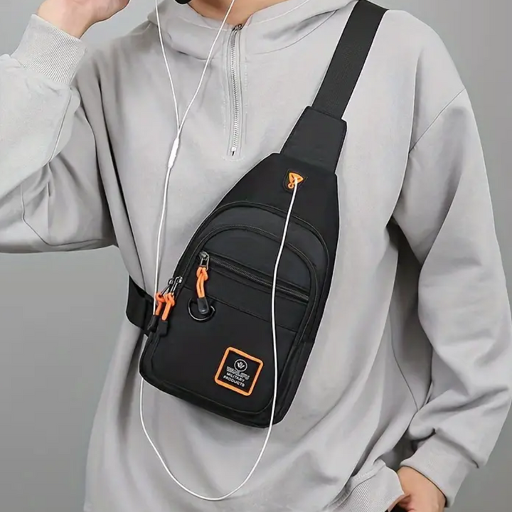 BowLift | UrbanTrail – Durable Men’s Shoulder Bag | Waterproof Crossbody Travel & Everyday Bag