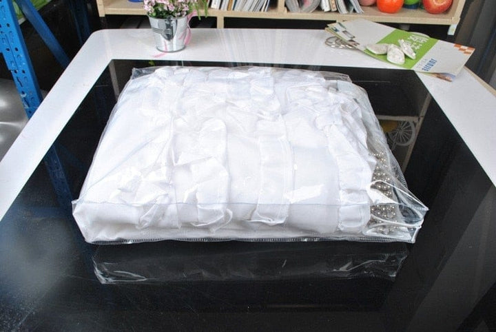 Ophelia Ruffled Shower Curtain Bowlift