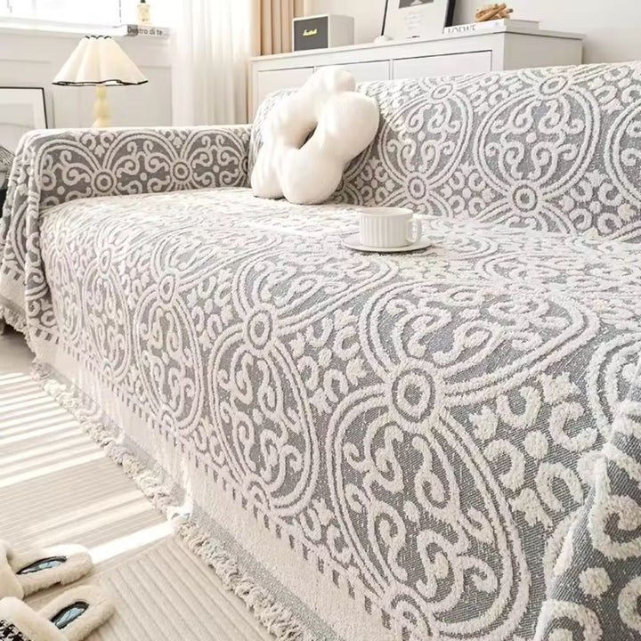 BowLift | Ornamental Jacquard Sofa Cover