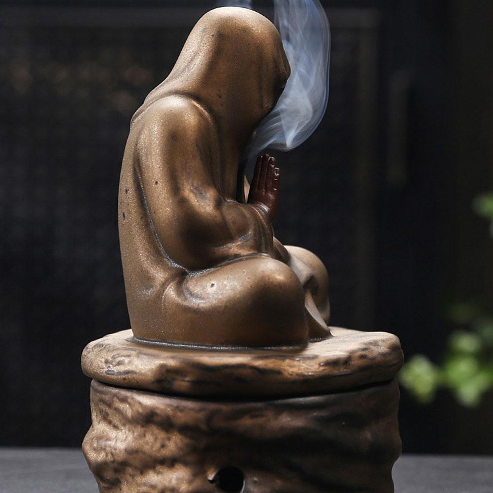 Meditative Monk Incense Holder