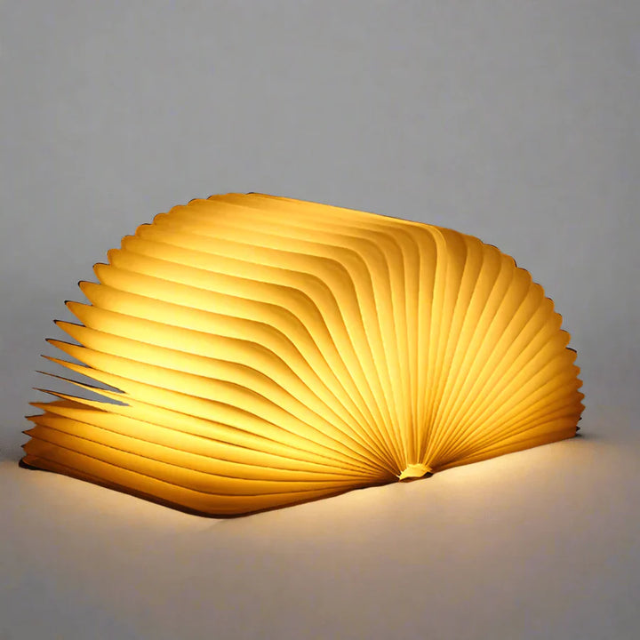 Foldable Book Lamp with Warm LED Lighting - StoryGlow | Bowlift