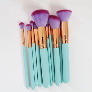 Mermaid Makeup Brushes - 10 Piece Set | Bowlift