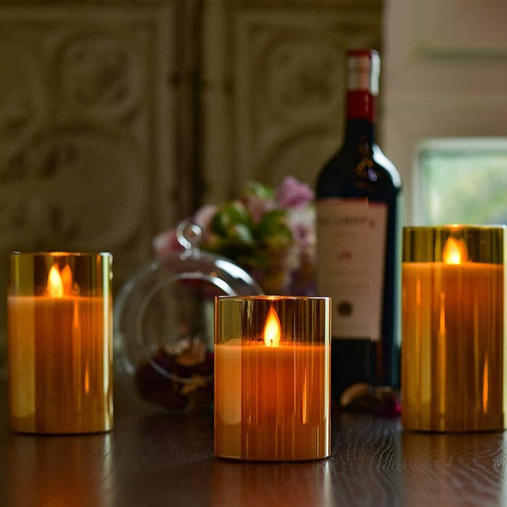 BowLift | LuxeLumen LED Candle Set | Elegant LED candles with remote control for atmospheric ambiance
