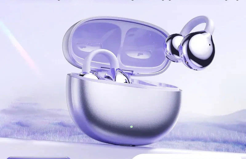 BowLift | LuxoSound Bluetooth Headphones with Ear Clip | Wireless Comfort and Excellent Sound Quality for On the Go