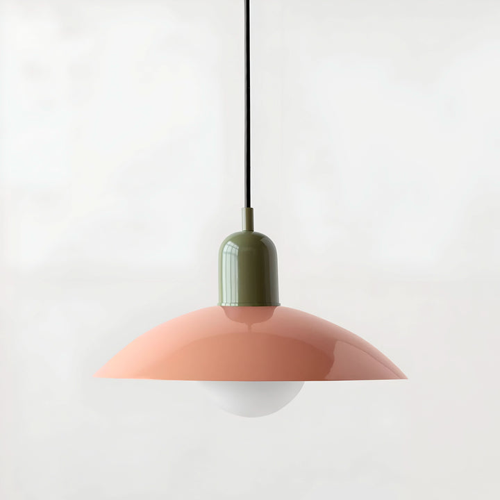 BowLift | Modern Macaron Bauhaus Pendant Light – Iron Shade