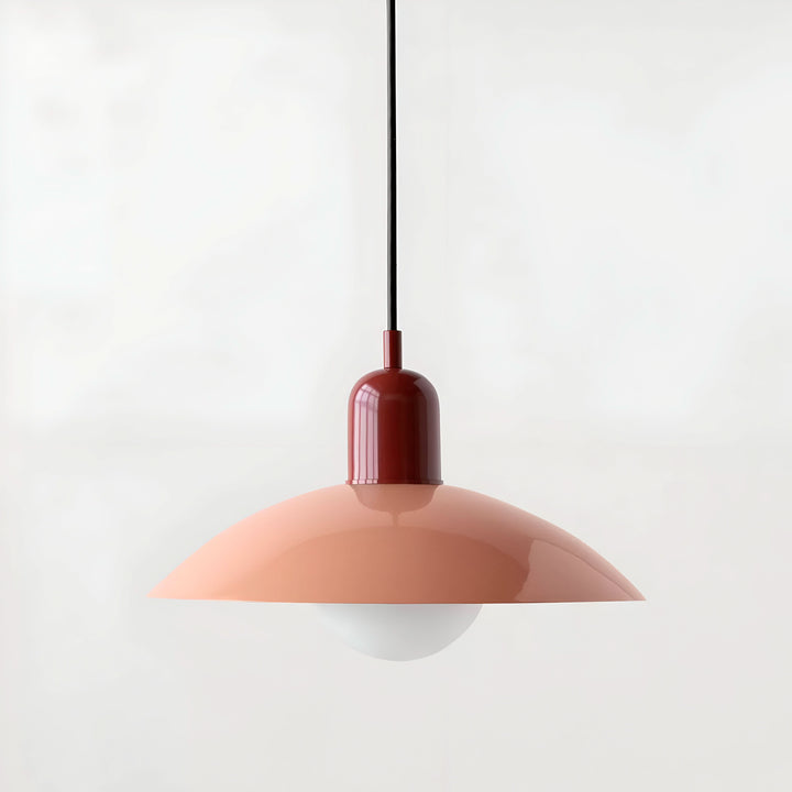 BowLift | Modern Macaron Bauhaus Pendant Light – Iron Shade