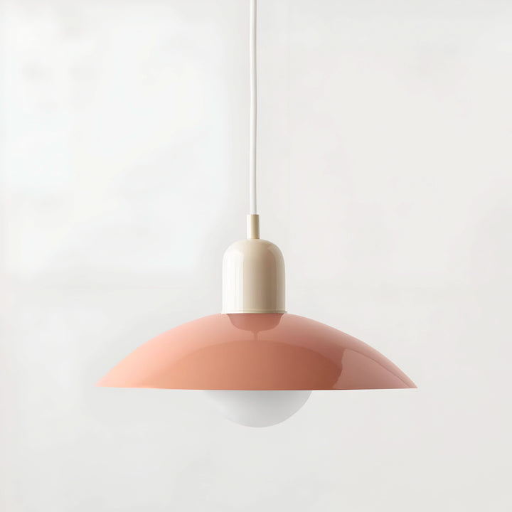 BowLift | Modern Macaron Bauhaus Pendant Light – Iron Shade