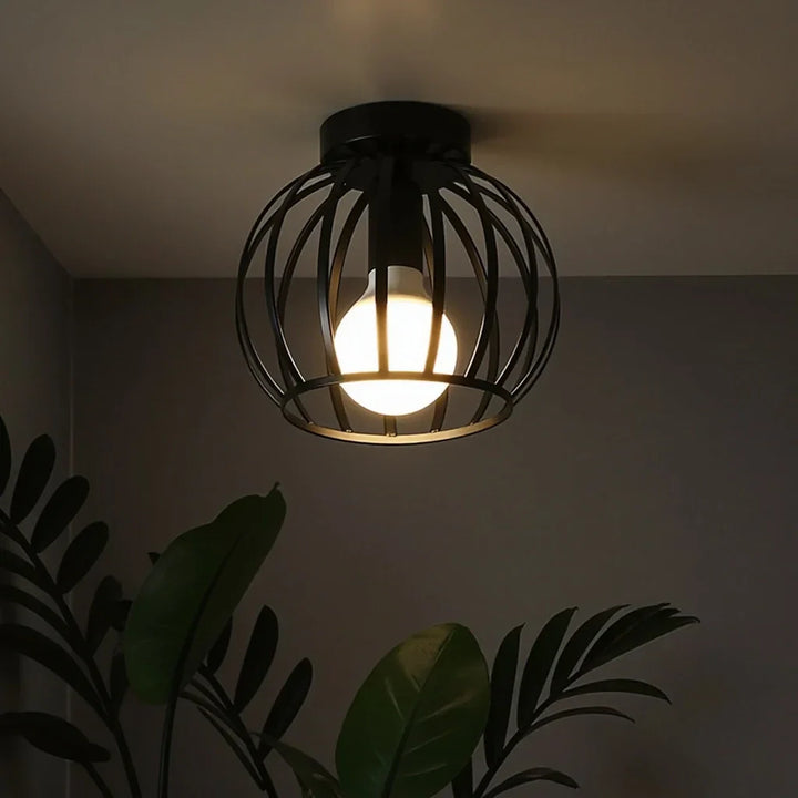 BowLift | Industrial Ceiling Lamp Black