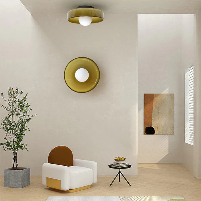 BowLift | Modern round LED ceiling lamp for living room and bedroom