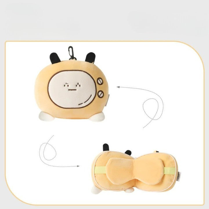BowLift | Plush Game Console Eye Mask Travel Pillow