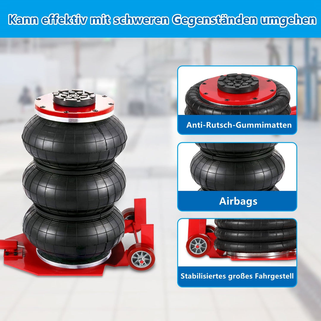 3T Pneumatic Triple Bag Airjack | Bowlift