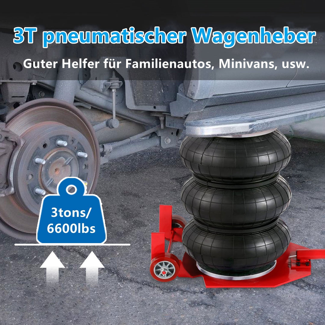 3T Pneumatic Triple Bag Airjack | Bowlift