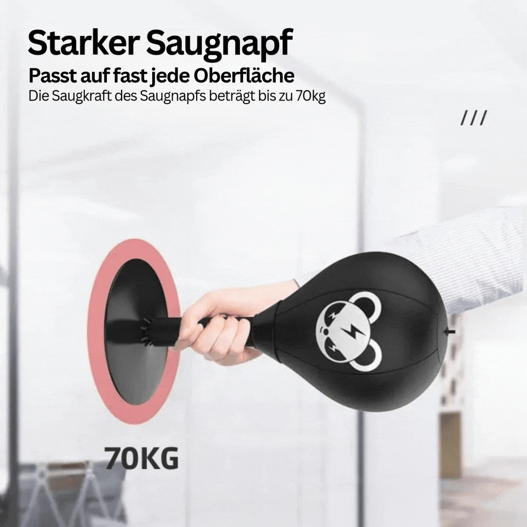 BowLift | Box ball with strong suction cup base – PowerStrike