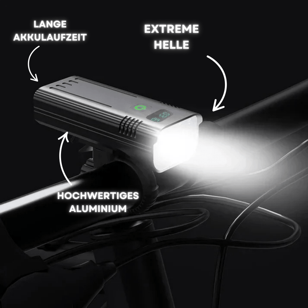 BowLift | LED bike light with 5000 lumens for maximum safety when riding at night