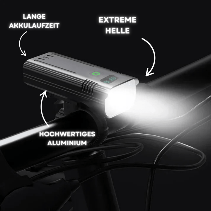 BowLift | LED bike light with 5000 lumens for maximum safety when riding at night