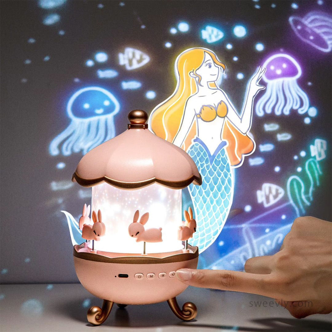 DreamLite - Betoverende Rustgevende Projector voor Slaapkamer Bowlift
