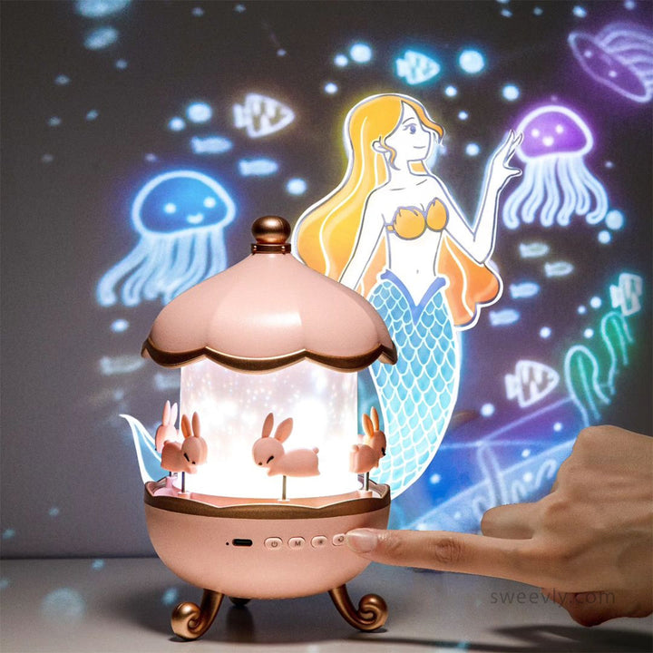 DreamLite - Betoverende Rustgevende Projector voor Slaapkamer Bowlift