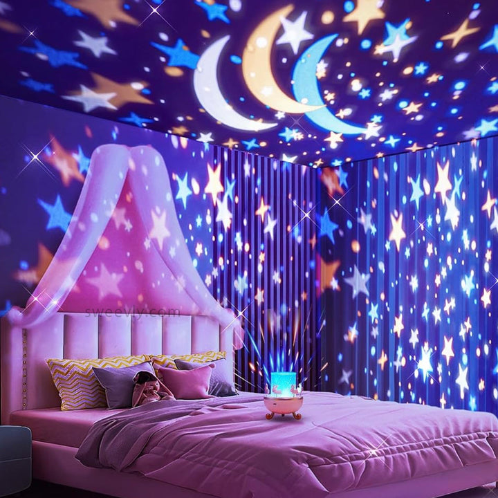 DreamLite - Betoverende Rustgevende Projector voor Slaapkamer Bowlift