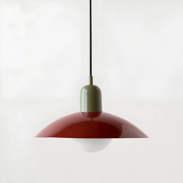BowLift | Modern Macaron Bauhaus Pendant Light – Iron Shade