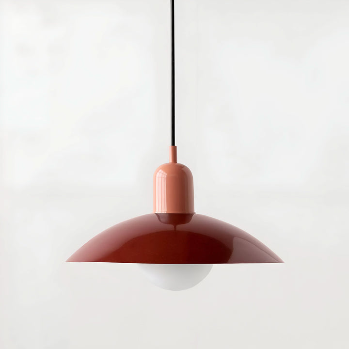 BowLift | Modern Macaron Bauhaus Pendant Light – Iron Shade
