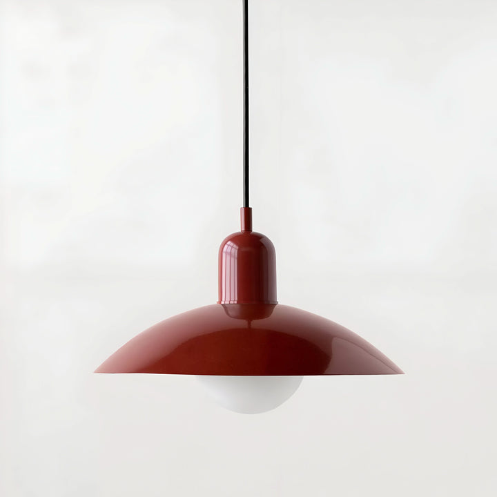 BowLift | Modern Macaron Bauhaus Pendant Light – Iron Shade