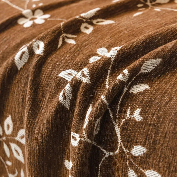 BowLift | Rustic Blossom Ivory Floral Sofa Cover