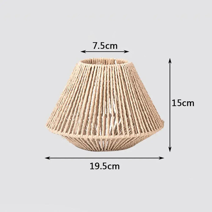 BowLift | Elegant Rattan Pendant Lamp – Rustic Geometric Lighting for Any Space