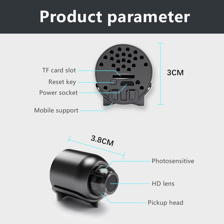 BowLift | LuxVision Elite Mini Camera | 1080P HD wireless surveillance for discreet monitoring