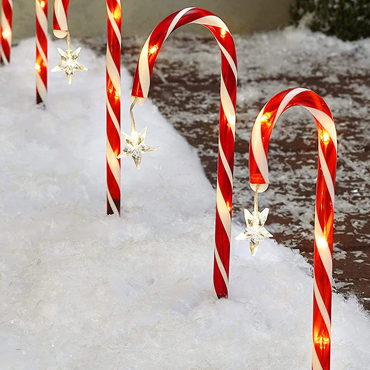BowLift | Candy Cane Lane LED Solar Lamp