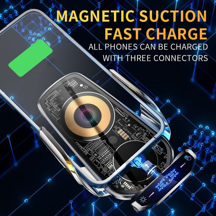 BowLift | Automatic Magnetic Wireless Charging Car Phone Holder