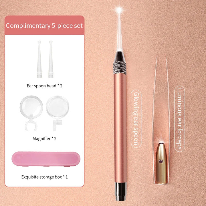 BowLift | Bright View LED Ear Cleaning Tweezer Set