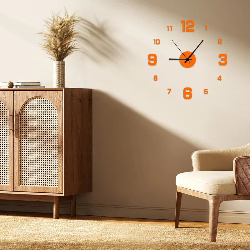 BowLift | Creative frameless wall clock