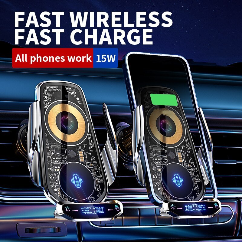 BowLift | Automatic Magnetic Wireless Charging Car Phone Holder