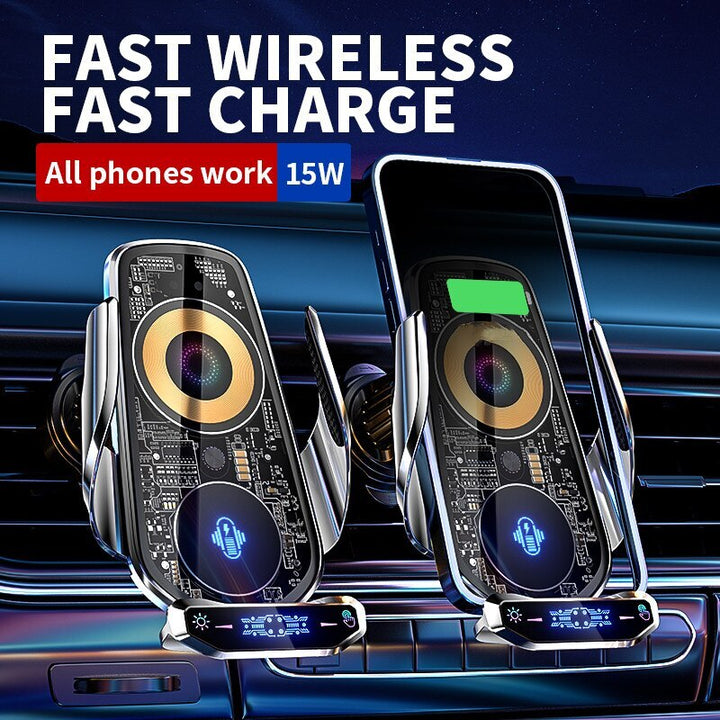 BowLift | Automatic Magnetic Wireless Charging Car Phone Holder