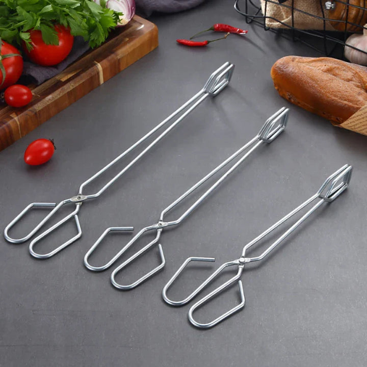 BowLift | Extra Long Charcoal Clip Tongs