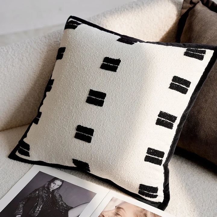 BowLift | Luxury Embroidered Decorative Cushion with Horse Print for Sofa and Living Room