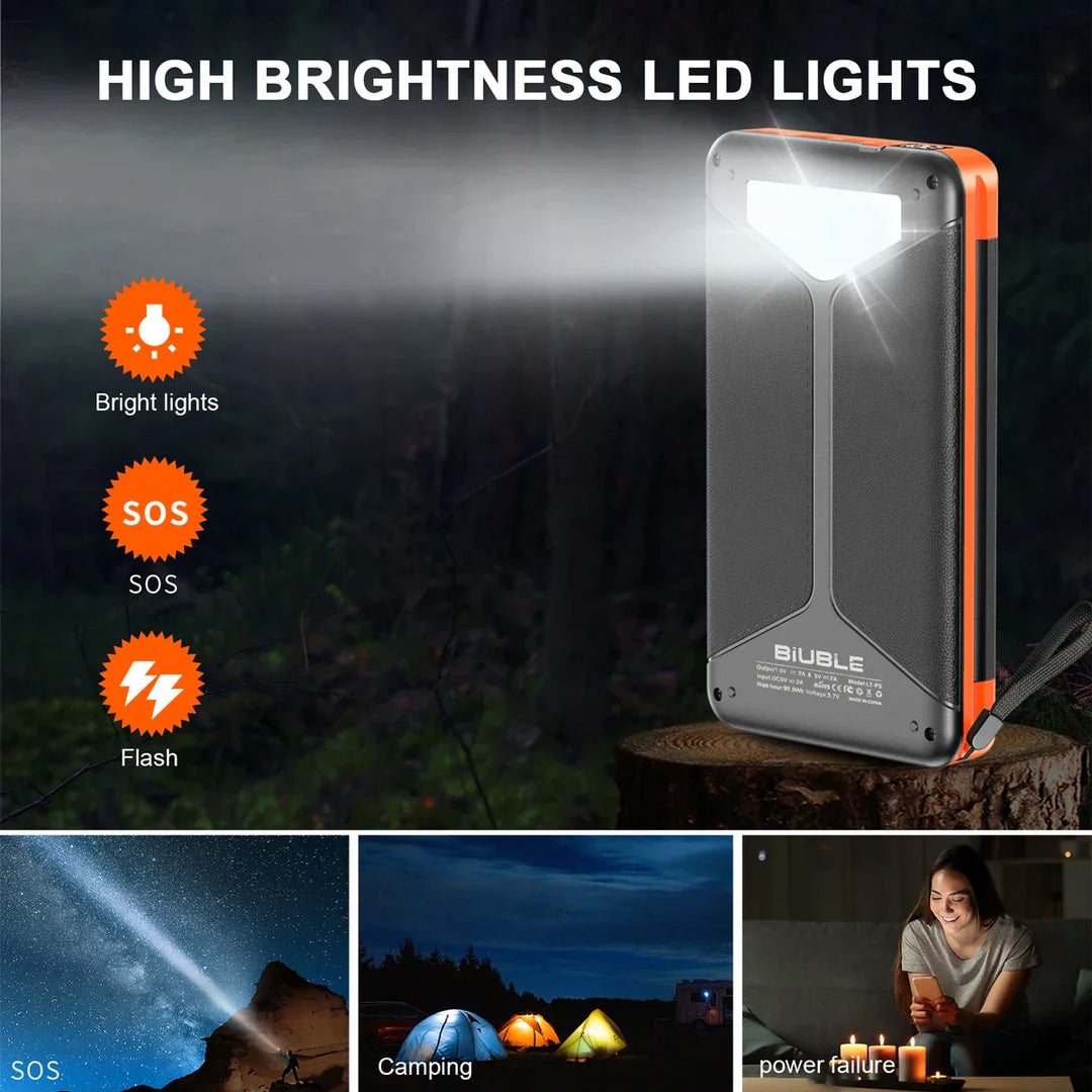 BowLift | Solar Fast Charging Ultra-Large Capacity Portable Powerbank