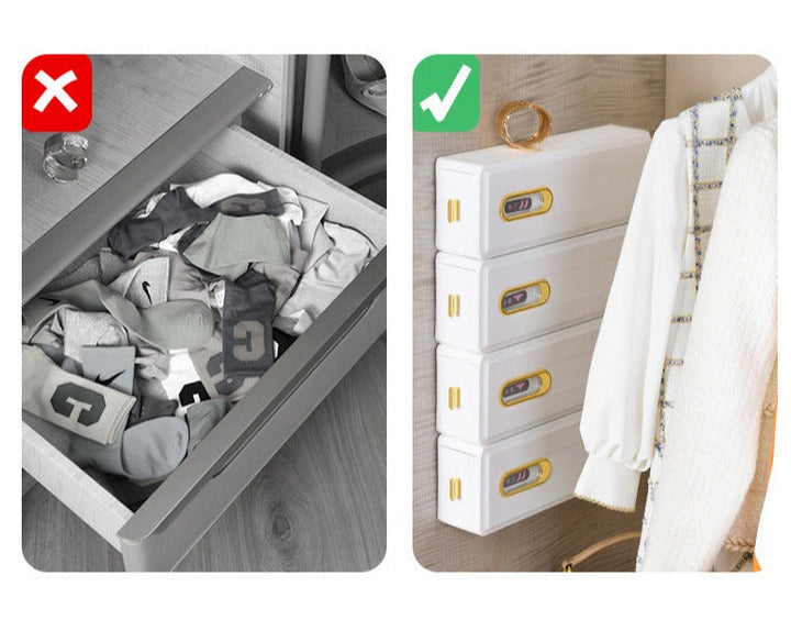 BowLift | Wall-Mounted Cabinet Cloth Organizer Drawer