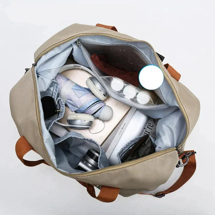 CarryOnFit Travel Bag - Luxurious Crossbody Travel Bag for Active Adventurers Bowlift