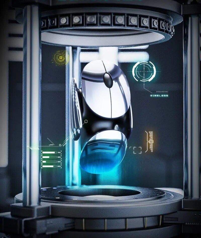 BowLift | Aluminum Space Ship Wireless Gaming Mouse
