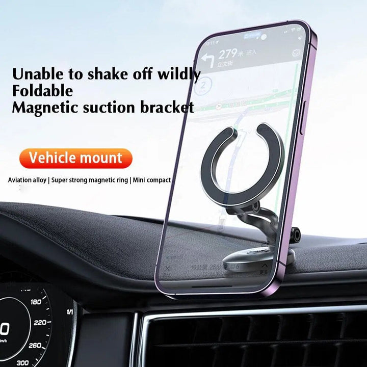 BowLift | Adjustable Folding Magnetic Ring Car Phone Holder