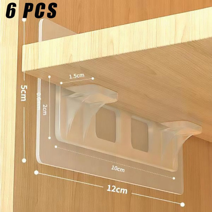 BowLift | Self-Adhesive Closet Wizard Shelf Support Bracket