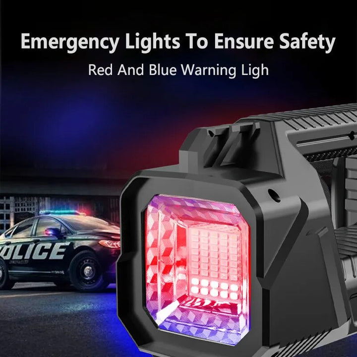 Solar High-Power Multifunctional Flashlight | Bowlift