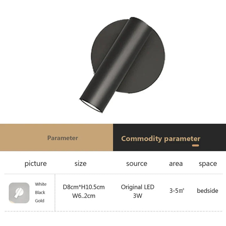 LumiNest – Elegant LED Wall Lamp for Bedroom & Hotel Bowlift